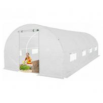 2 siltnamiai - Šiltnamis su armuota plėvele, 10 m2, 2,5x4 m, baltas - 8 nuotrauka