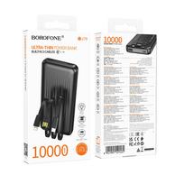 10000mah power bank - Borofone BJ79 Clever, 10000mAh, juodas - 2 nuotrauka