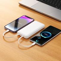 10000mah power bank - Borofone BJ79 Clever, 10000mAh, juodas - 4 nuotrauka