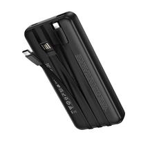10000mah power bank - Borofone BJ79 Clever, 10000mAh, juodas - 5 nuotrauka