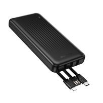 10000mah power bank - Borofone BJ79 Clever, 10000mAh, juodas - 6 nuotrauka