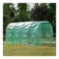 arkinis siltnamis - Šiltnamis Klasika su armuota plėvele, 13,5 m² (3x4,5 m), Žalias (Green) - 9 nuotrauka