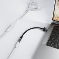 mini jack - Acefast J13 USB-A į 3.5mm mini jack adapteris Juodas (Black) - 2 nuotrauka