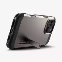 iphone 16 pro max deklas magsafe - Spigen Tough Armor MAG iPhone 16 Pro Max MagSafe gunmetal ACS08012 - 6 nuotrauka