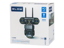 juoda - BLOW WiFi kamera su 3 objektyvais 6MP V380 Juoda (Black) - 2 nuotrauka