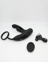 mulers - Anal Fantasy Elite afe Ass-Gasm IntiMotion Black Vibruojantis analinis dildo - 3 nuotrauka