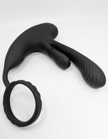 mulers - Anal Fantasy Elite afe Ass-Gasm IntiMotion Black Vibruojantis analinis dildo - 4 nuotrauka