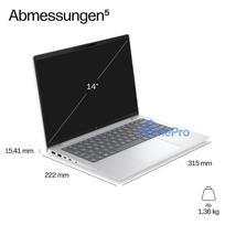 snapdragon 16gb - HP EliteBook 6 G2q, Snapdragon X2P42100, 16 GB, 512 GB, 14", W11 Pro, German Keyboard (QWERTZ) - 15 nuotrauka