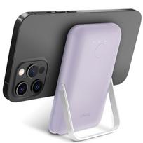 magnetinis baterija - Uniq Hoveo, 5000mAh, 20W, USB-C, Wireless Magnetic, violetinė - 4 nuotrauka