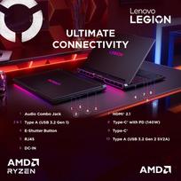 legion 32gb 1tb - Lenovo Legion Pro 7 16AFR10H, AMD Ryzen 9 9955HX, 32 GB, 1 TB, 16", NVIDIA GeForce RTX 5070 Ti, Eclipse Black (Juodas) - 26 nuotrauka