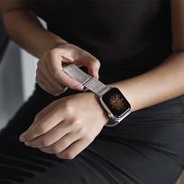 apple watch series 9 - Uniq Dante dirželis Apple Watch Series 1/2/3/4/5/6/7/8/SE/SE2 38/40/41mm Nerūdijančio plieno, rožinis auksas (Rose Gold) - 2 nuotrauka