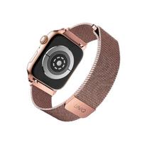 apple watch series 9 - Uniq Dante dirželis Apple Watch Series 1/2/3/4/5/6/7/8/SE/SE2 38/40/41mm Nerūdijančio plieno, rožinis auksas (Rose Gold) - 5 nuotrauka