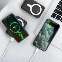 10000mah power bank - OEM energijos bankas 10000mAh, MagSafe, juodas - 3 nuotrauka