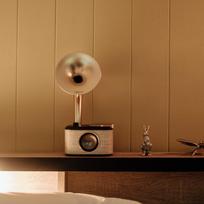 retro radija bluetooth - Sangean CP-100D DAB+/FM/BT Juodas/Auksinis (Black/Gold) - 2 nuotrauka