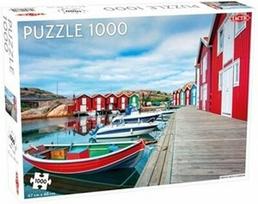 Tactic Puzzle Fishing Huts In Smogen 1000pcs 56682