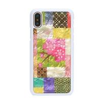 iKins SmartPhone case iPhone XS/S cherry blossom baltas