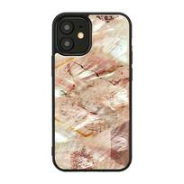 iphone 12 mini dekliukas - iKins case for Apple iPhone 12 mini pink marble - 1 nuotrauka