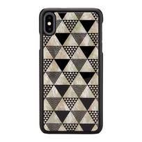iKins SmartPhone case iPhone XS Max pyramid juodas