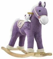 Žaislinis supamasis arkliukas Milly Mally Pony Purple