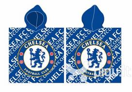Vaikiškas rankšluostis - pončas Chelsea London CFC, 60x120 cm