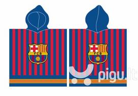 Vaikiškas rankšluostis - pončas FC Barcelona, 60x120 cm
