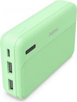 Hama Power Pack Pocket 10 10000 mAh 2xUSB-A žalia