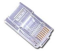 kistukas rj45 8p8c - Gembird Modular Plug 8P8C Gold Plated x 100 - 1 nuotrauka