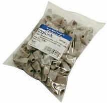 Logilink Modular Plug Kink Protect Sleeves 100 pcs Grey
