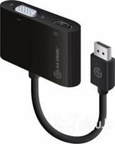 Alogic Adapteris 2-in-1 DisplayPort to HDMI VGA M/2F juodas