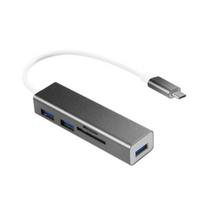 sd card usb c reader - LogiLink USB-C 3.0 HUB 3-port w/ Card Reader - 2 nuotrauka