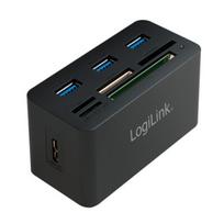 LogiLink USB 3.0 HUB w/AiO Card Reader
