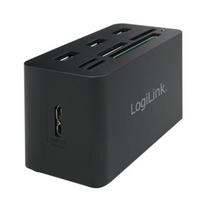 card reader 3.2 - LogiLink USB 3.0 HUB w/AiO Card Reader - 3 nuotrauka