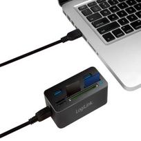 card reader 3.2 - LogiLink USB 3.0 HUB w/AiO Card Reader - 5 nuotrauka