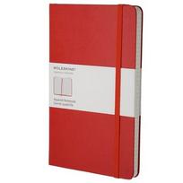 Knygelė Moleskine Coloured Classic (13 x 21, langeliais, raudonos sp.)