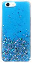 Fusion Accessories "Glue Glitter Back Case iPhone 12 / 12 Pro" Blue