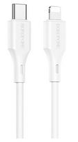 USB kabelis Borofone BX49 PD Type-C į Lightning 1.0m baltas