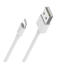 USB kabelis Borofone BX3 lightning 1m baltas