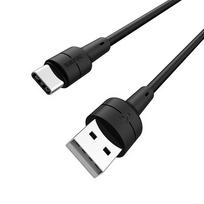 usb c pakrovejas - USB kabelis Borofone BX30 Type-C 1m silikoninis juodas - 1 nuotrauka