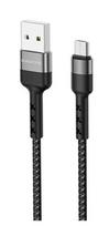 USB kabelis Borofone BX34 microUSB 1m juodas