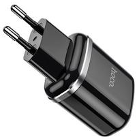 pakrovejas usa - Hoco N4 su dviem USB  jungtimis (2.4A) juodas - 1 nuotrauka