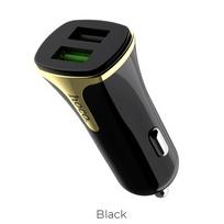 HOCO Z31 Quick Charge 3.0 su 2 USB jungtimis juodas