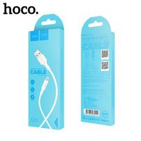 iphone pakrovejas - HOCO X25 lightning 1m baltas - 1 nuotrauka
