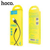 iphone ikroviklis - HOCO X25 lightning 1m juodas - 1 nuotrauka