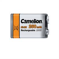 krona 9v - Camelion 9V/6HR61, 250 mAh, Rechargeable Batteries Ni-MH, 1 pc(s) - 2 nuotrauka