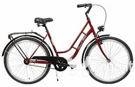 Miesto dviratis AZIMUT Retro 26" 2021, raudonas