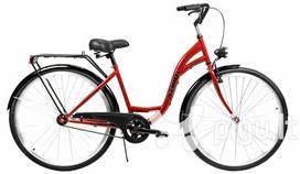 Miesto dviratis AZIMUT Classic 28" 2021, raudonas