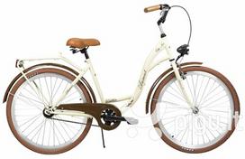 Miesto dviratis AZIMUT City Lux 26" 2021, kreminis