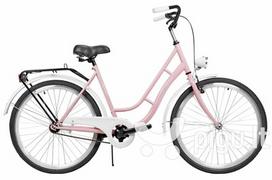 dviratis 26 miesto - Miesto dviratis AZIMUT Retro 26" 2021, rožinis - 1 nuotrauka