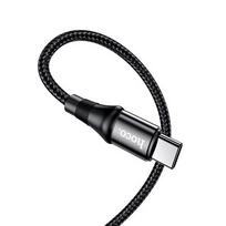 pakrovejas usb c 100w - USB kabelis Hoco X50 Exquisito iš Type-C į Type-C 100W 1.0m juodas - 1 nuotrauka