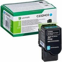 spalvotas spausdintuvas - Lexmark Toner Cartridge C232HC0 Cyan - 1 nuotrauka